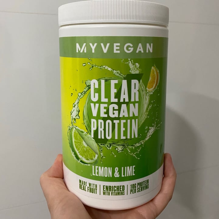 photo of MYVEGAN Clear Vegan Protein Lemon & Lime shared by @fernandassj on  06 Jul 2020 - review