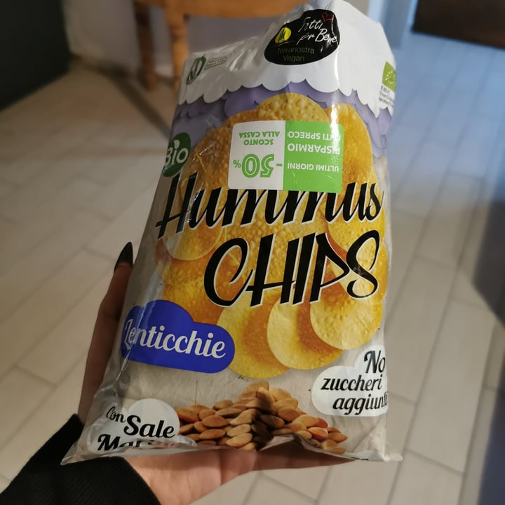 photo of Fatti per Bene Hummus Chips Lenticchie shared by @murderdollie on  24 Oct 2021 - review