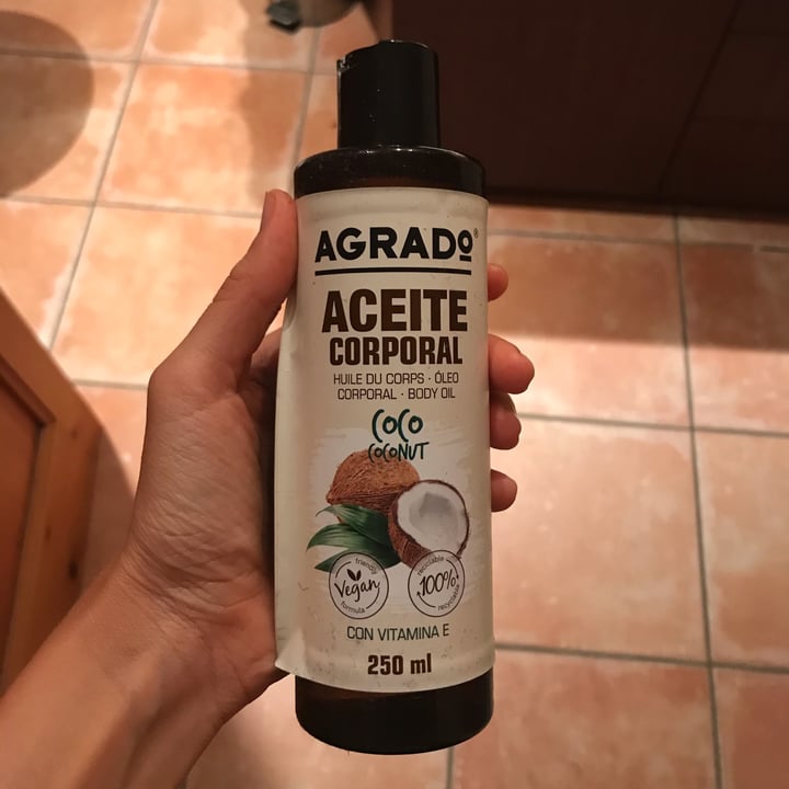 photo of Agrado Aceite Corporal shared by @silviaps on  04 Sep 2022 - review