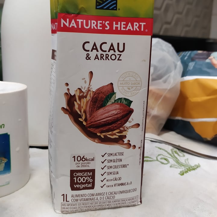 review photo of Natures heart bebida de arroz Bebida de Arroz e Cacau Natures Heart shared by @hebertmoraes on 02 Jul 2022 - review