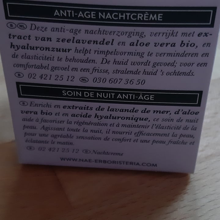 review photo of N.A.E. Naturale Antica Erboristeria Bellezza anti-age night cream shared by @cate88 on 30 Apr 2021 - review