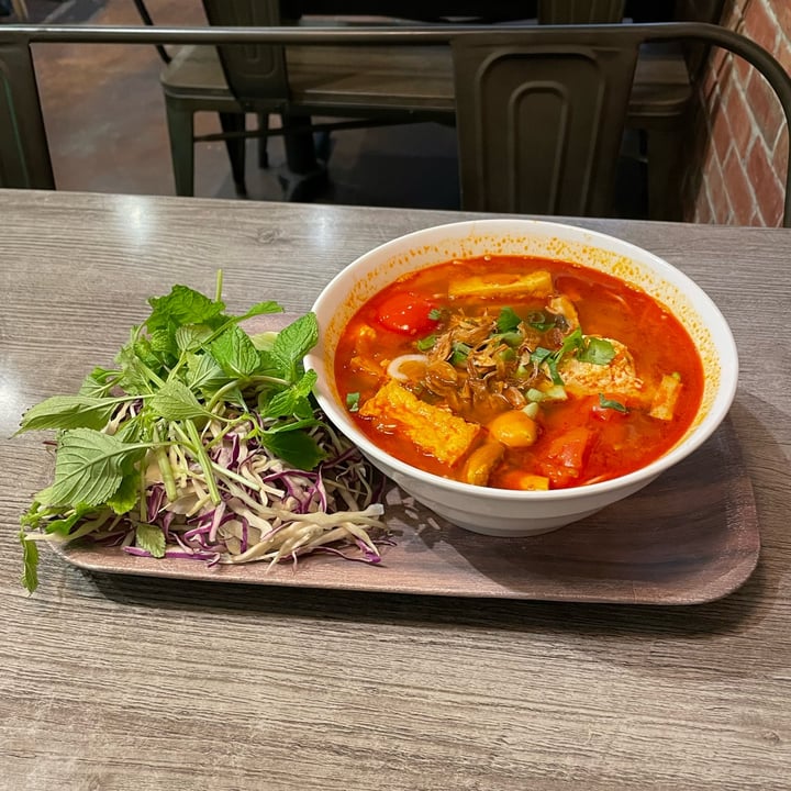 photo of (Vegan Food Garden Grove) Inner Peace Cafe Bun Rieu shared by @katfrench on  04 Oct 2021 - review