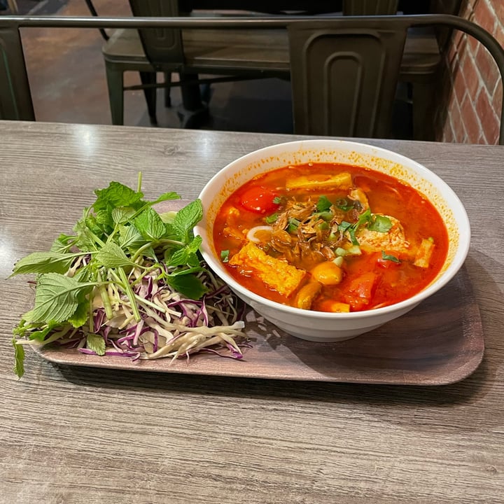 review photo of (Vegan Food Garden Grove) Inner Peace Cafe Bun Rieu shared by @katfrench on 04 Oct 2021 - review