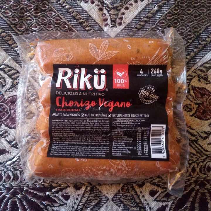 review photo of Rikü Chorizo Vegano shared by @polyble on 15 Sep 2021 - review