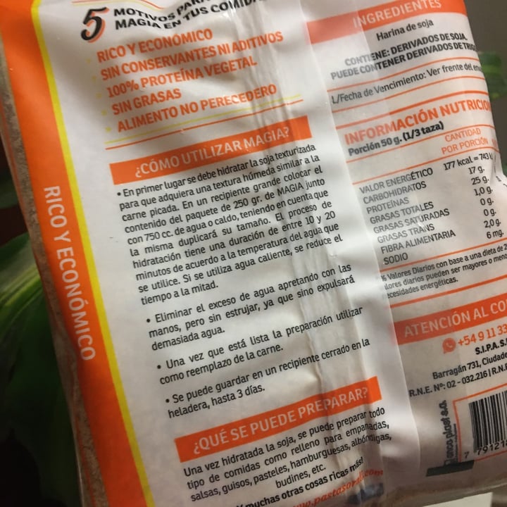 review photo of Orali Magia soja texturizada Pollo shared by @cucumelo on 30 Apr 2021 - review