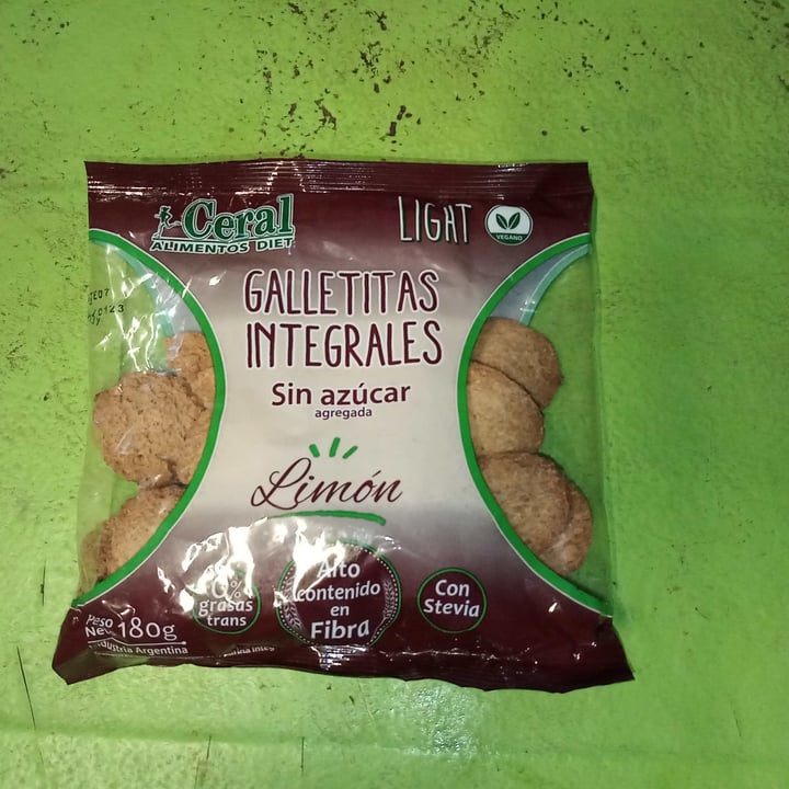 photo of Ceral Alimentos Diet Galletitas Dulces De Limón Sin Azúcar shared by @luxiaa on  22 May 2022 - review