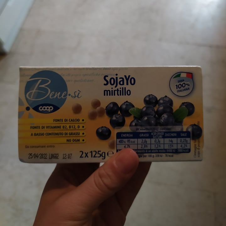 photo of Bene.Si coop Yogurt Al Mirtillo shared by @viniacava on  12 Apr 2022 - review