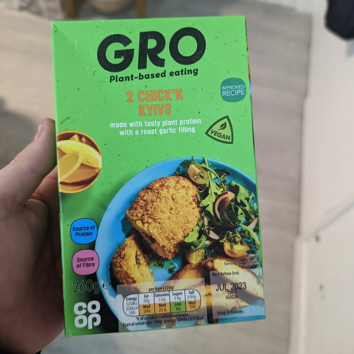 photo of GRO Chick’n Kiev shared by @ryster on  18 Nov 2022 - review