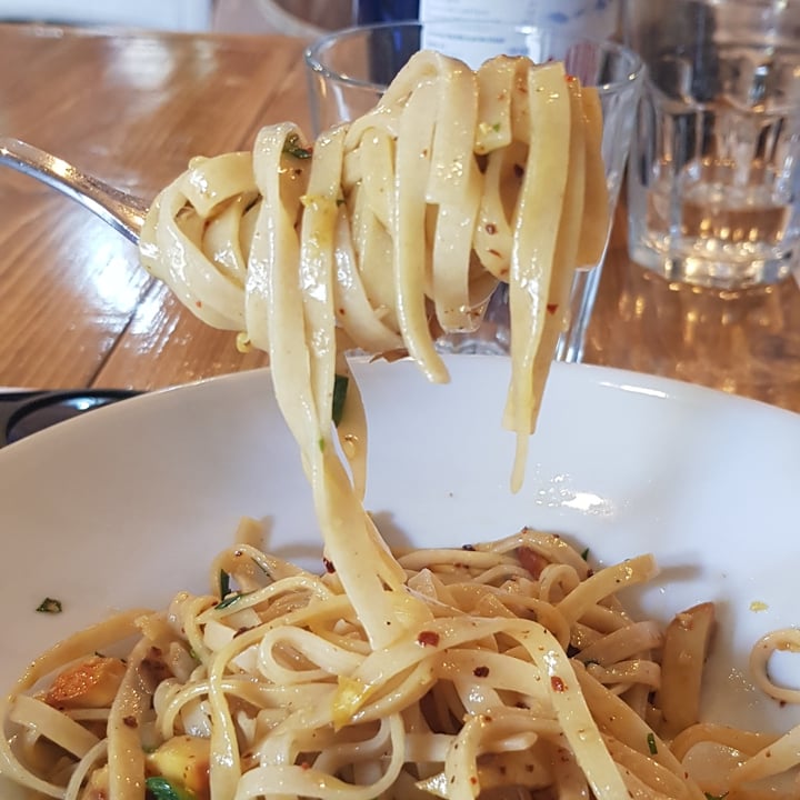 review photo of Status Quo tagliatelle con ovoli e funghi porcini shared by @pieroniart on 02 Oct 2022 - review