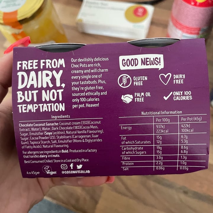 review photo of The Coconut Collaborative Choc Pots shared by @lullast on 19 Jun 2022 - review