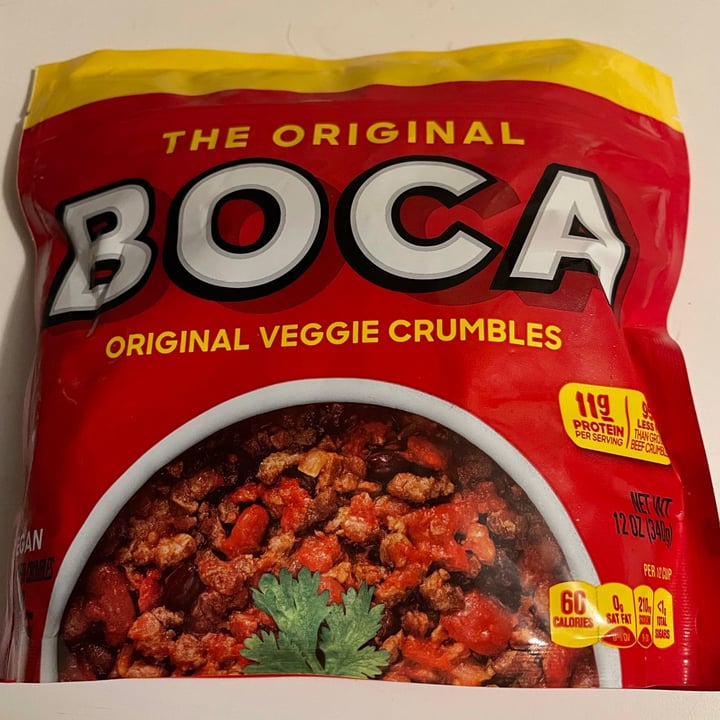 photo of BOCA Original Veggie Crumbles shared by @katiefaye on  01 Jul 2021 - review