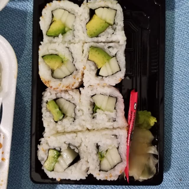 Photo of the dish “Avocado and cucumber roll”