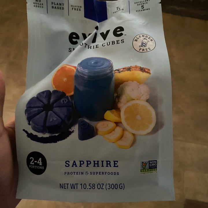 photo of Evive Sapphire smoothie cubes shared by @andrewbrown23 on  04 Oct 2022 - review