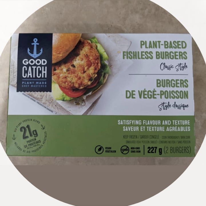 photo of Good Catch Plant-based Fishless Burgers Classic Style shared by @burgundylemon on  30 Nov 2021 - review