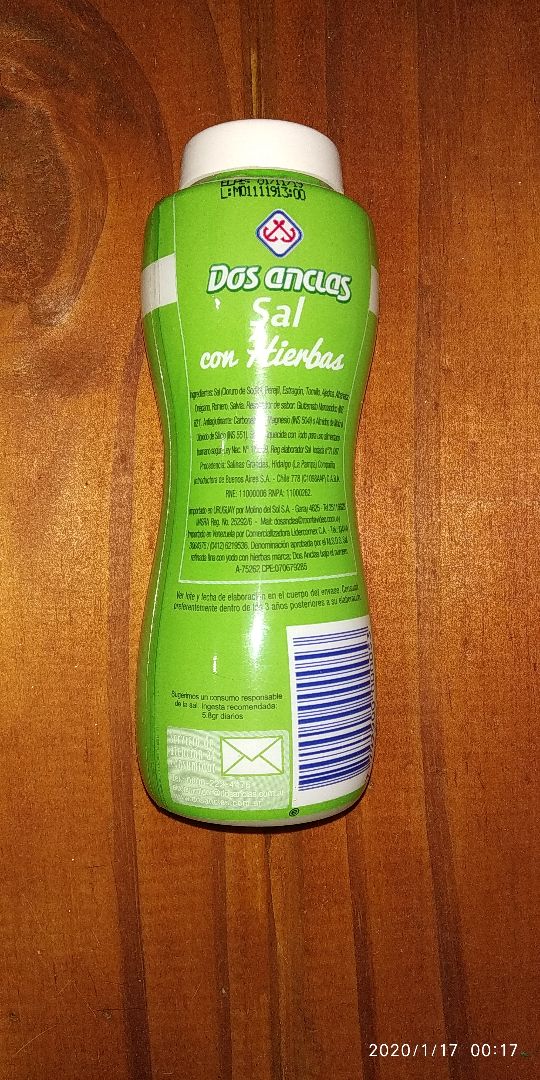 review photo of Dos Anclas Dos Anclas Sal Con Hierbas shared by @mastranga on 17 Jan 2020 - review