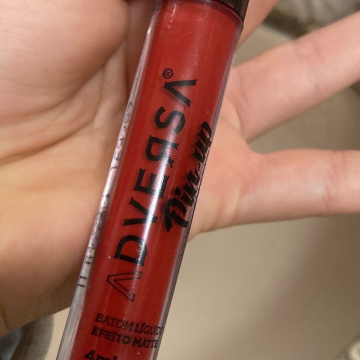 review photo of Adversa Batom Matte Vermelho shared by @anacogumelo on 11 Oct 2021 - review