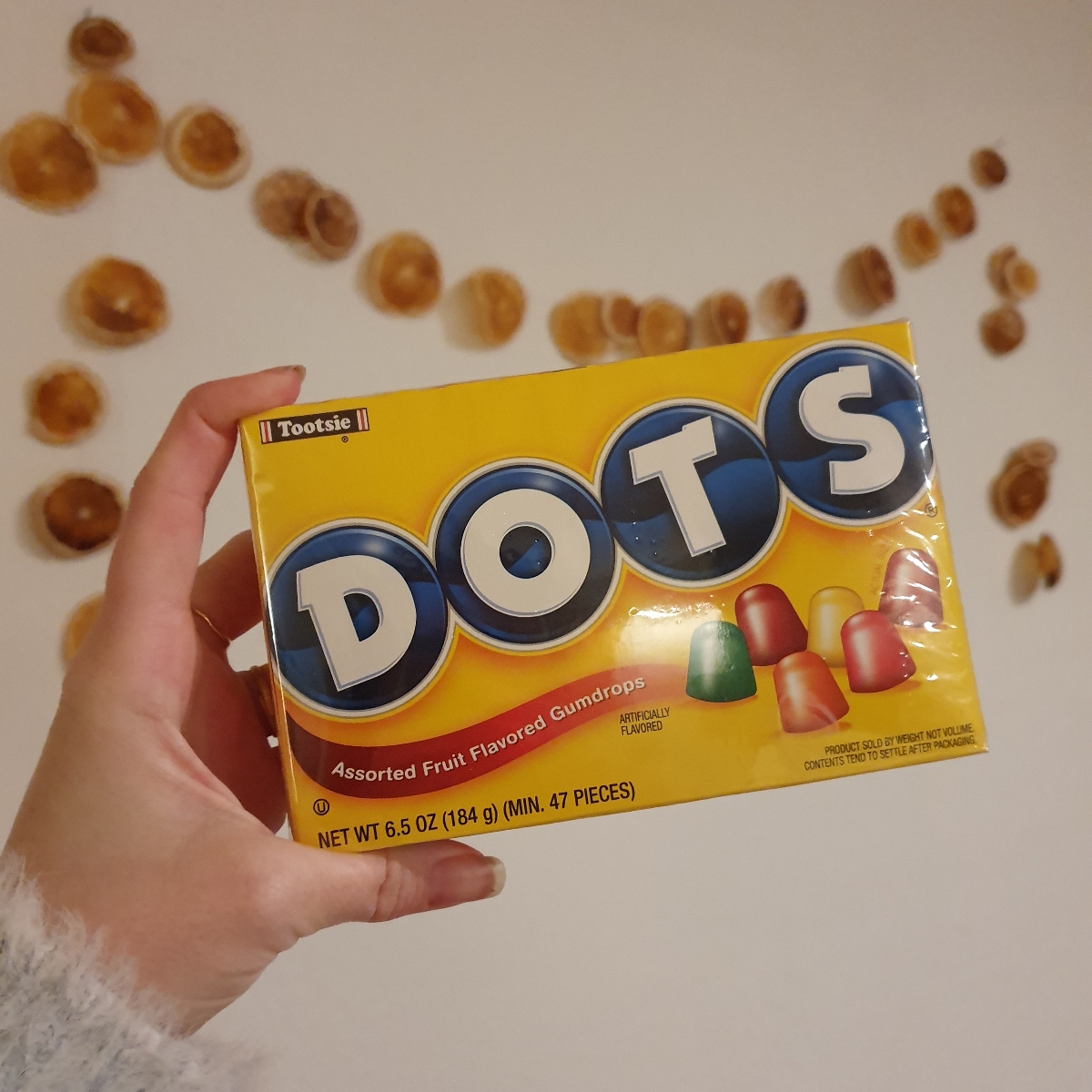 Dots Assorted Fruit Gumdrops Candy - 6.5 oz box