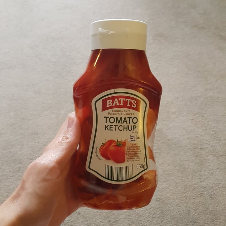photo of Batts Tomato Ketchup shared by @mharbich on  31 Jul 2020 - review