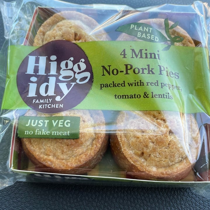 photo of Higgidy 4 mini no-pork pies shared by @missykab on  16 Jun 2021 - review