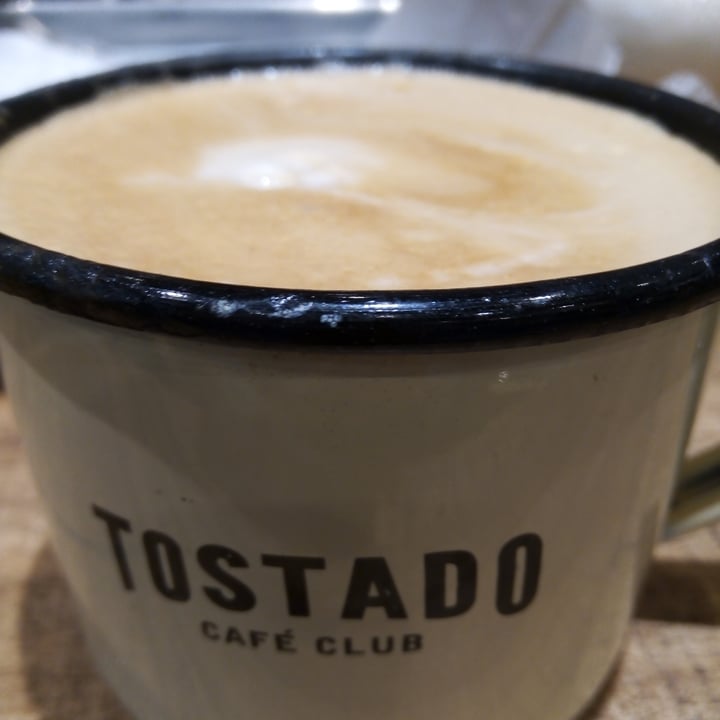 photo of Tostado Café Club - Obelisco Café con leche de almendras shared by @camreggae on  06 Aug 2021 - review