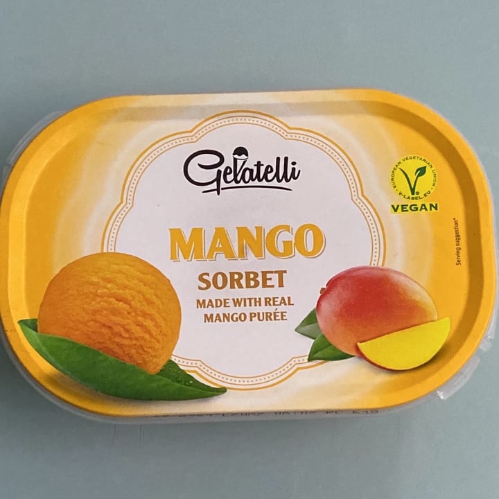 photo of Gelatelli Mango Sorbet shared by @veganyvona on  06 May 2022 - review