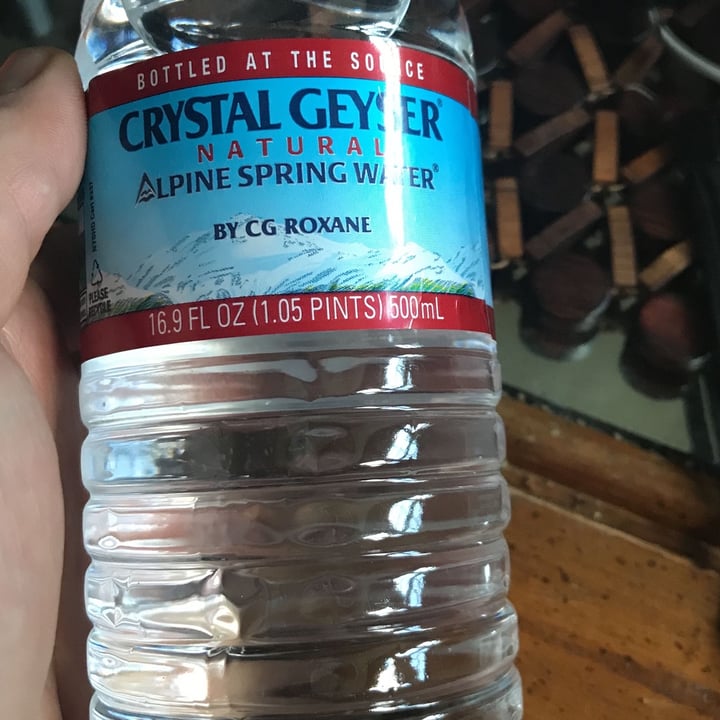 review photo of Crystal Geyser Alpine Spring water shared by @veganenthusiast4life on 05 Apr 2022 - review