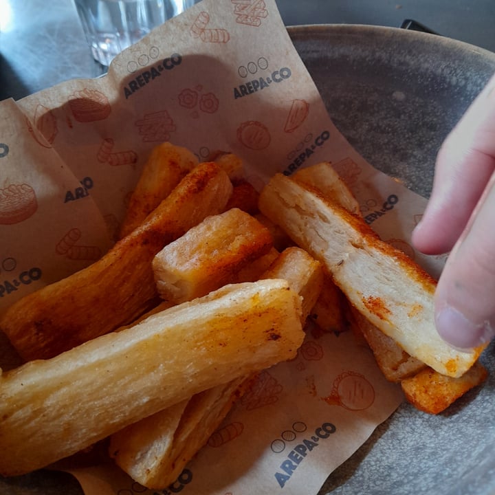 photo of Arepa & Co - Bethnal Green - Venezuelan Restaurant Cassava Fries shared by @francesca213 on  02 May 2022 - review