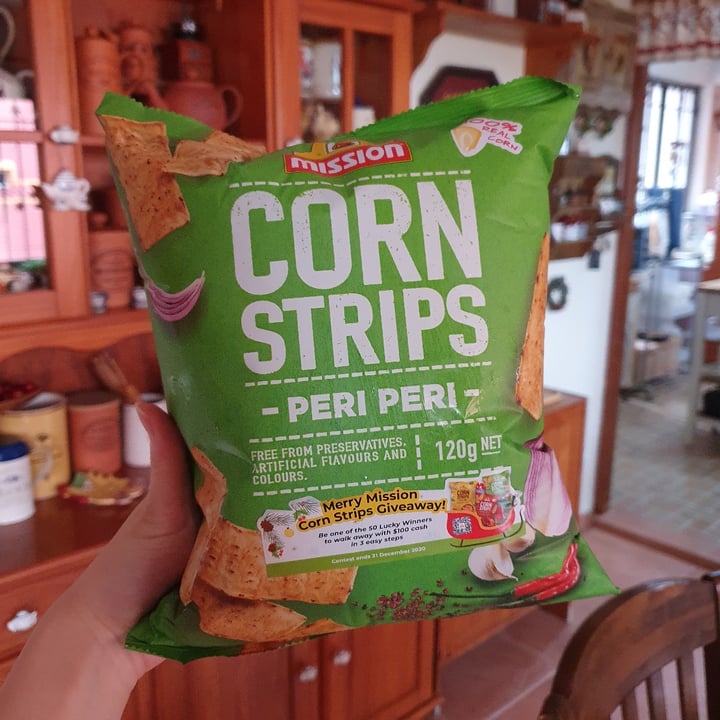 photo of Mission Foods Corn Strips Peri Peri shared by @mavv1 on  20 Jan 2021 - review