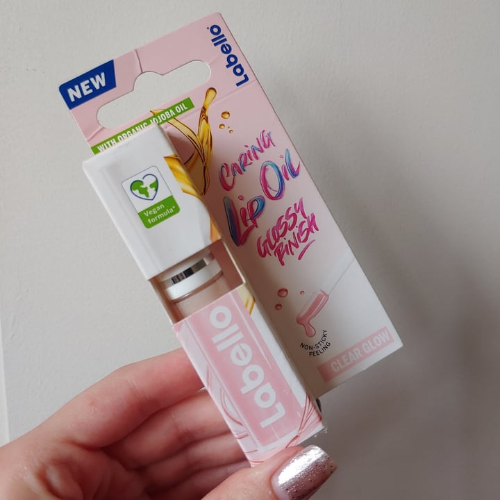 photo of Labello Caring lip oil shared by @veganonthesavannah on  05 Feb 2022 - review