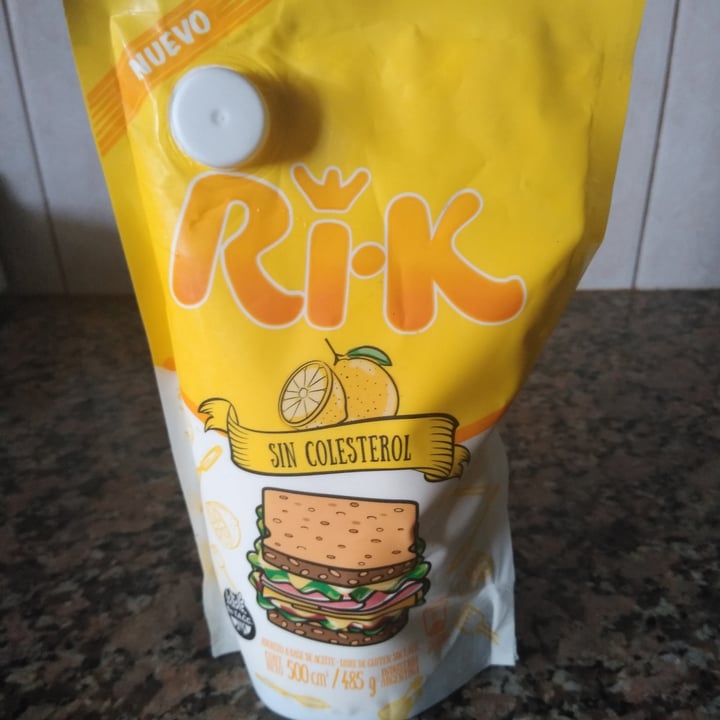 photo of Ri-k Mayonesa Vegana Sin Colesterol shared by @valplunk on  24 Oct 2020 - review