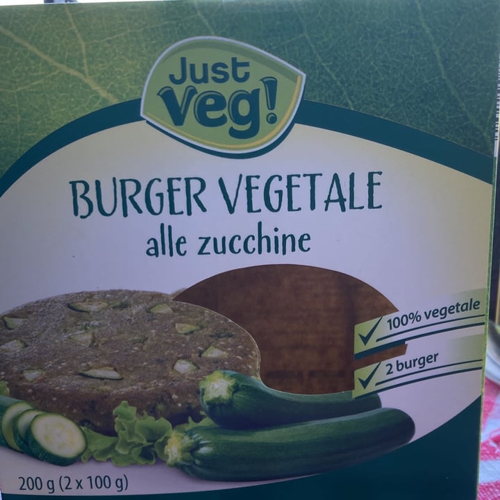 photo of Just Veg! (ALDI Italy) Burger vegetale alle zucchine shared by @sebforanimals on  22 Aug 2022 - review