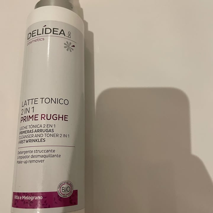 photo of Delídea bio cosmetics latte tonico prime rughe shared by @francesca0607 on  11 Jun 2022 - review