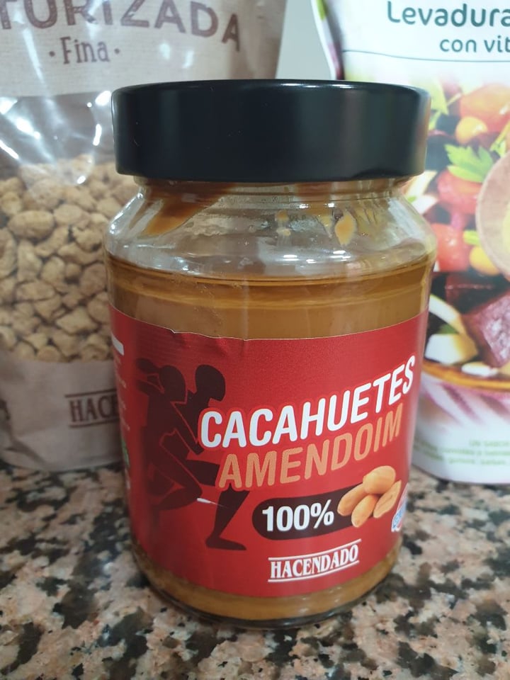 photo of Hacendado Crema Cacahuetes Amendoim shared by @andreapg on  20 Apr 2020 - review