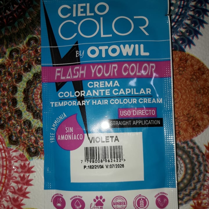 review photo of Otowil Cielo Color Crema Colorante Capilar Fantasía shared by @b3abody on 24 Dec 2021 - review