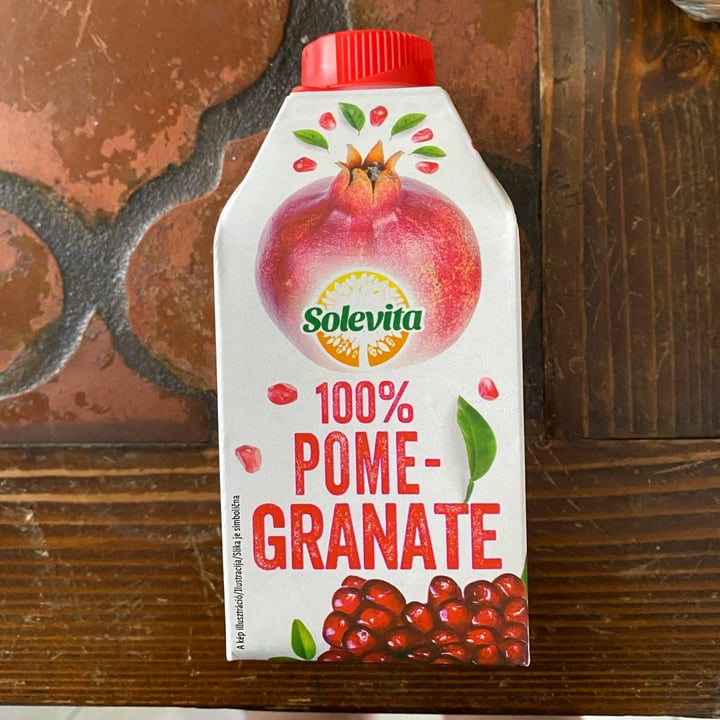 photo of Solevita 100% Pomegranate shared by @camillazecca on  27 Jun 2022 - review