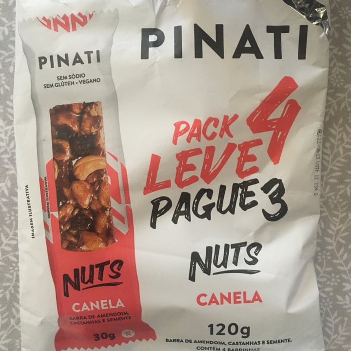 photo of Pinati Nuts Barra De Castanhas shared by @marianasds on  08 Jan 2023 - review