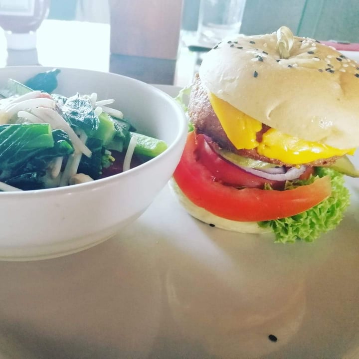 photo of Oasis Restaurant Beyond Burger shared by @vegandiaries on  16 Jun 2019 - review