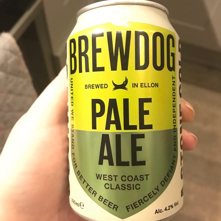 photo of Brewdog Pale Ale shared by @coolveganbits on  31 Jan 2021 - review