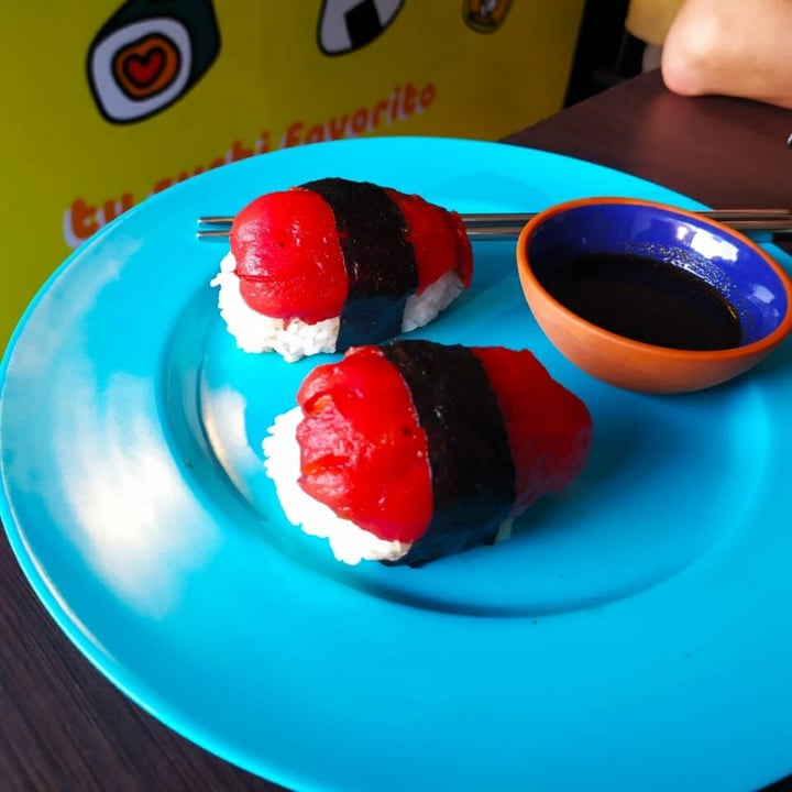 review photo of Veggie Koi Sushi Koi nigiris shared by @usagisorrow on 24 Apr 2021 - review