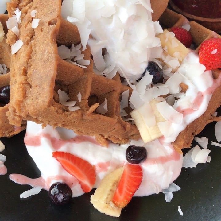 photo of Secret Spot Canggu Bertie Waffles shared by @thevegancrossfitgirl on  27 Sep 2021 - review