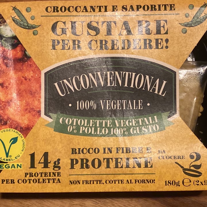 photo of Unconventional Cotolette Vegetali 0% Pollo 100% Gusto shared by @sa77thi on  04 Sep 2022 - review