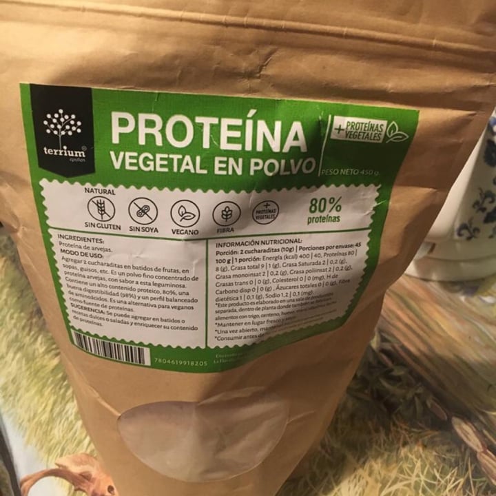 photo of Terrium Proteína Vegetal En Polvo shared by @sofiacastells on  21 Jun 2020 - review