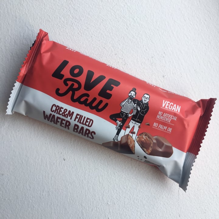 photo of LoveRaw Cre&m Filled Wafer Bars shared by @missj on  09 Oct 2021 - review