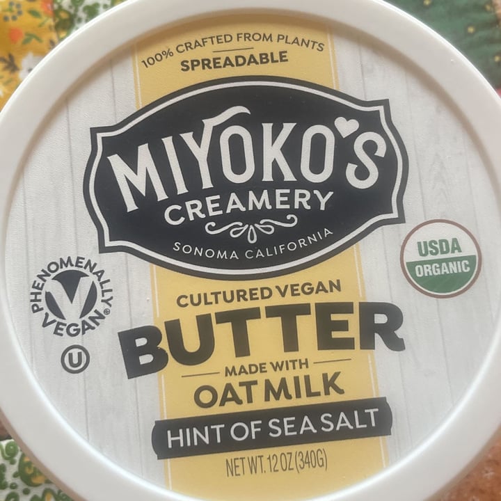 review photo of Miyoko's Creamery Cultured Vegan Butter Made With Oat Milk Hint of Sea Salt shared by @debthebweb on 24 Oct 2021 - review