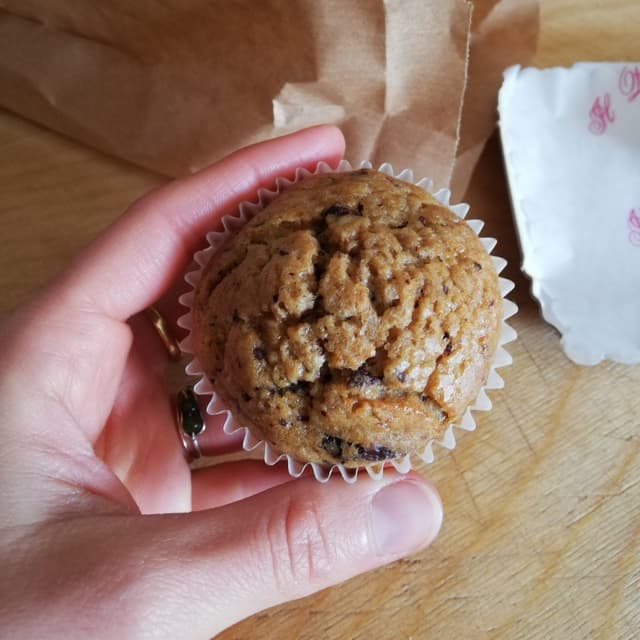 Photo of the dish “Muffin vegani cioccolato e banana”