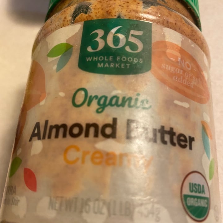 photo of 365 Whole Foods Market 365 Almond Butter shared by @bobbyosullivan on  28 Jun 2021 - review