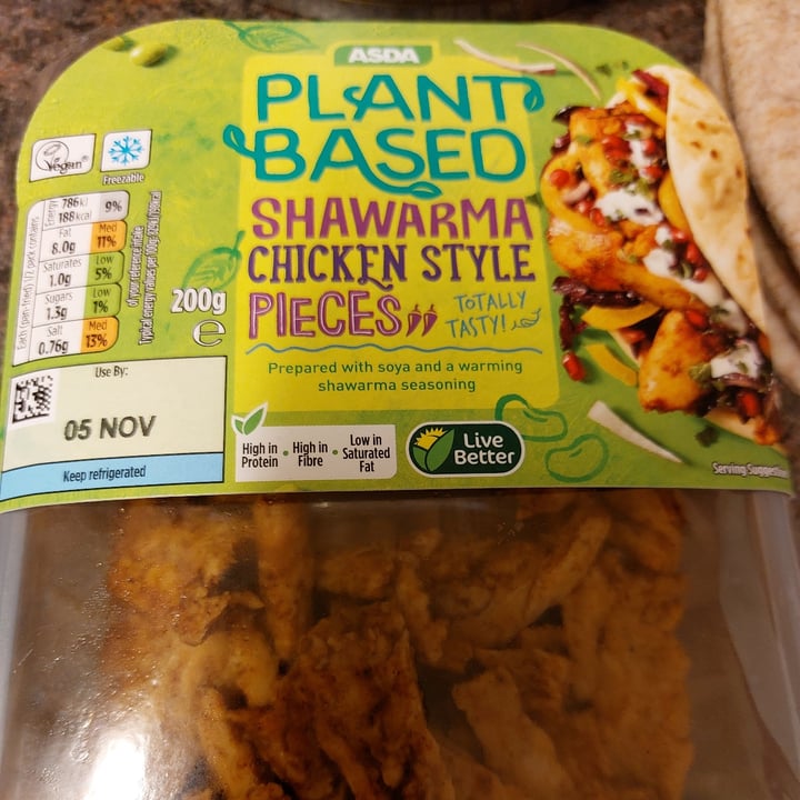 photo of ASDA Shawarma Chicken Type Pieces shared by @sayareaper on  30 Oct 2021 - review