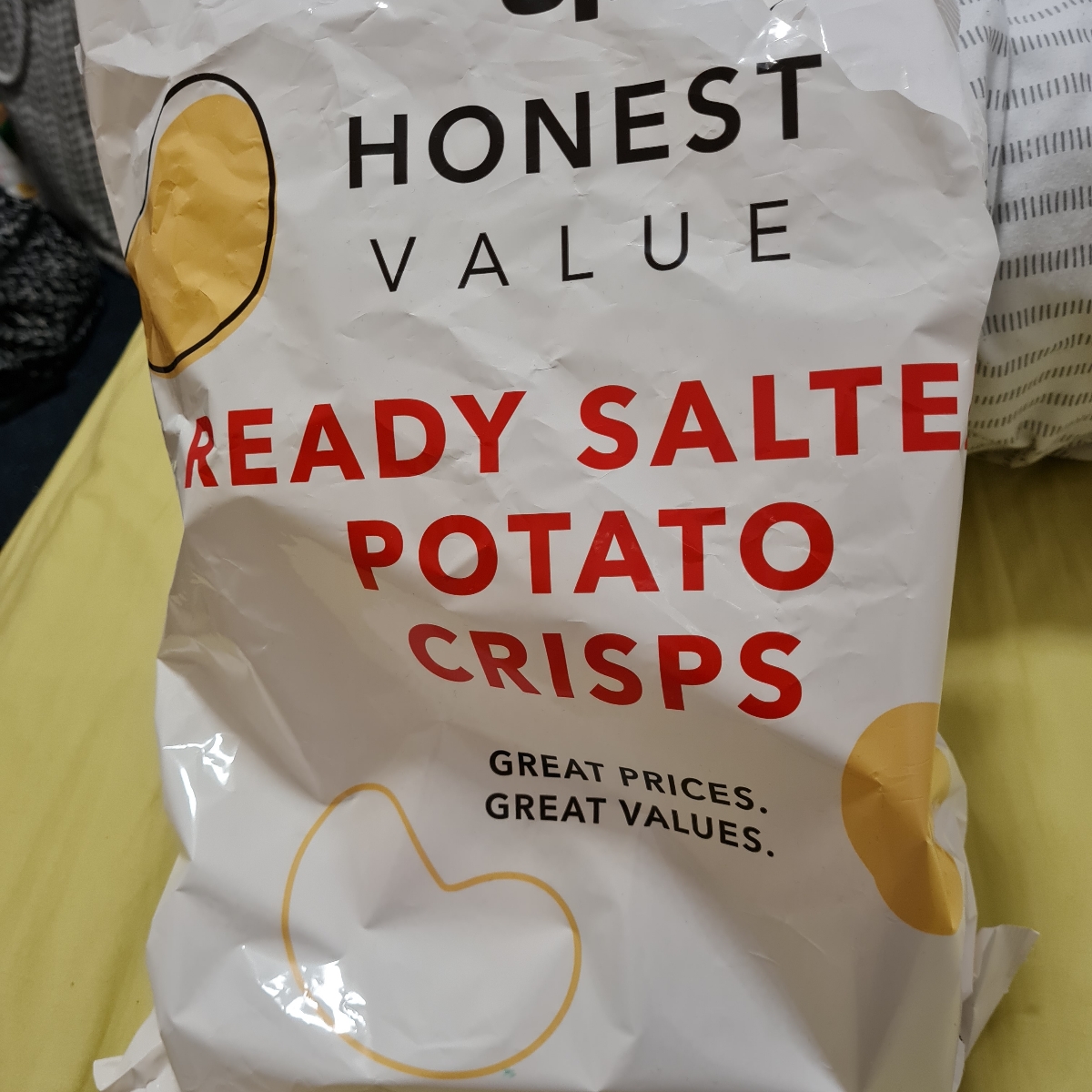 Transitional Crisps Ready salted potato crisps from Coop honest value - Vegan Product ...
