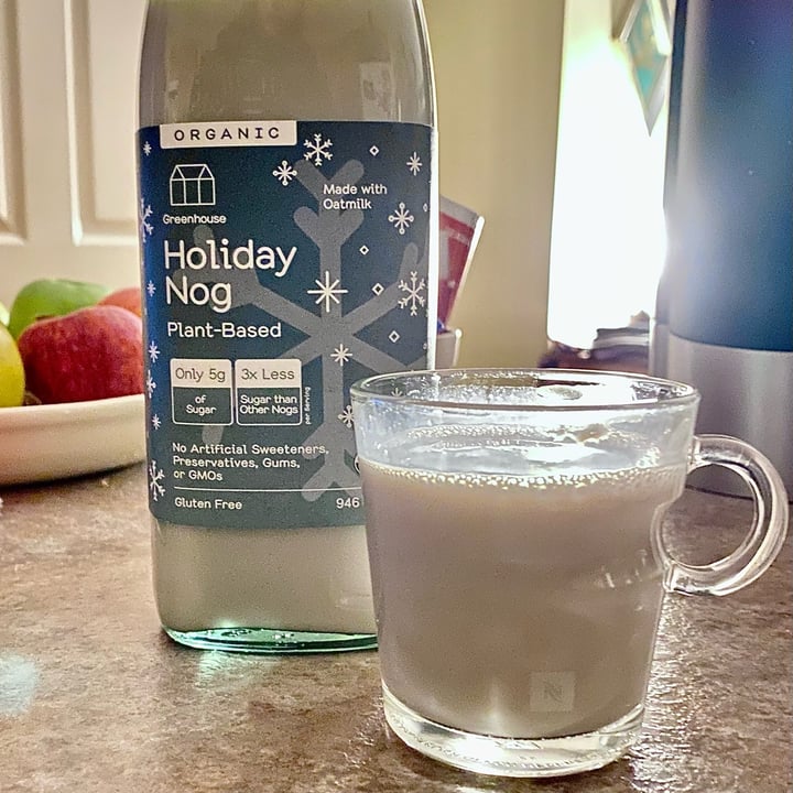 review photo of Greenhouse Juice Holiday Nog shared by @hajojo on 15 Oct 2022 - review