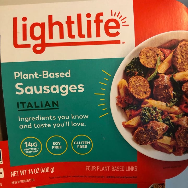 photo of Lightlife Smart Sausage Italian shared by @wahbabe on  10 Jan 2021 - review